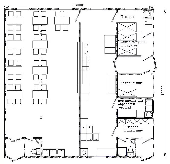 чертеж школьной столовой. планировка столовой общепита чертежи. планировка помещений столовой. план схема школьной столовой. столовая на 200 посадочных мест типовой проект.