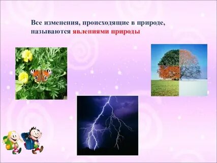 Все изменения в природе называются 2 класс