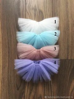 Юбка из фатина для куклы