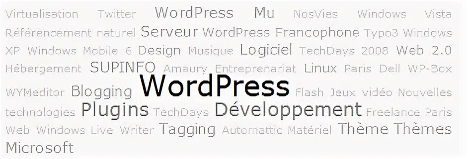 Wordpress tags. Облако меток WORDPRESS.