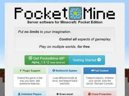 Pocket mine shop