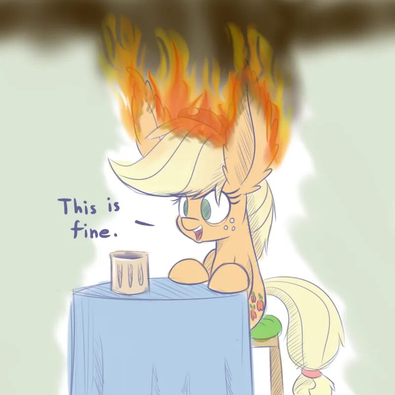 Masha is fine but not mine. Its fine мем. this is fine мем. im fine meme. pony burn in hell.