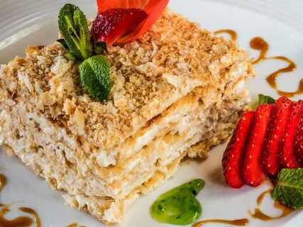 Классический вкусный наполеон