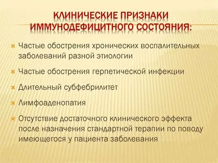 Клинические проявления вид