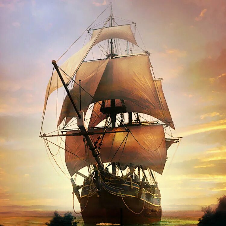 Мастерская Steam::Pirate ship ocean sail