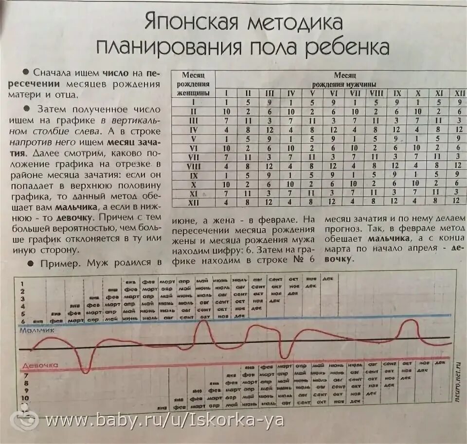 Календарь зачатия пола ребенка. Планирование пола ребенка. График планирования пола ребенка. Таблица планирования пола.