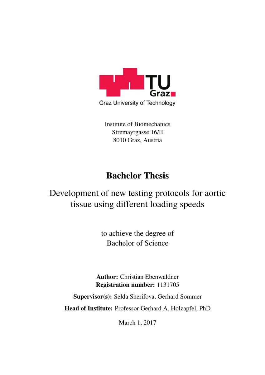 Thesis development. Thesis development