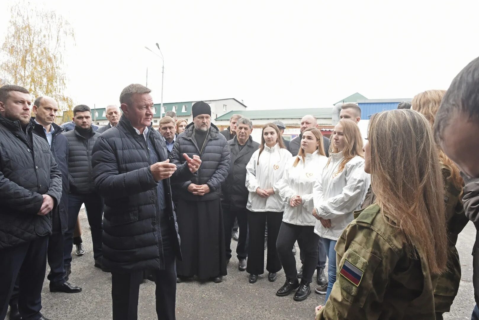 Участники сво курской области. Губернатор Старовойт Курск. Старовойт Курская область военный лагерь.