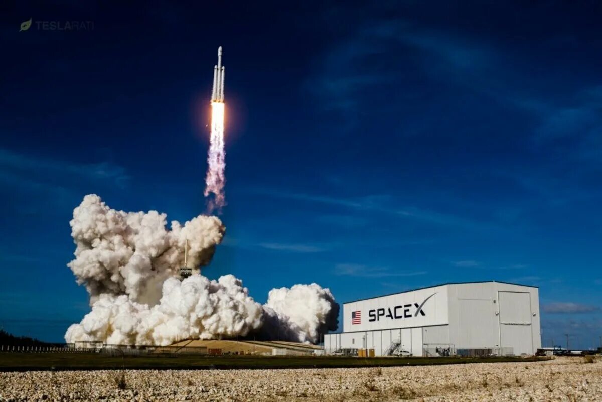 Ракета Элона маска SPACEX. Сверхтяжёлая ракета Falcon Heavy.