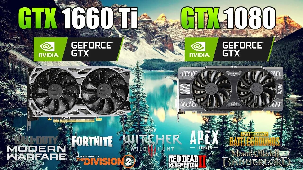 Gtx 1660 ti vs 1080