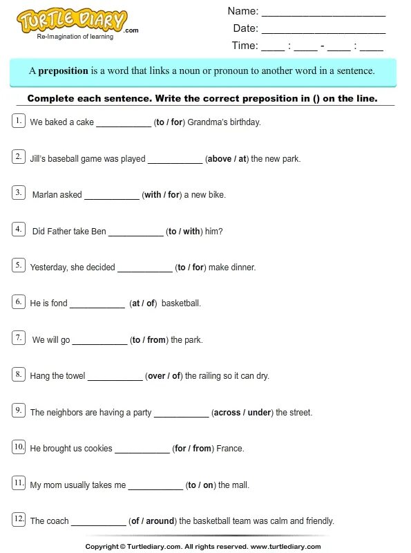 Sentenced preposition. Sentences with prepositions. Complete the sentences Worksheets. Write the correct preposition to complete the sentences.