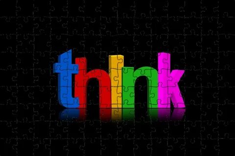 Think text