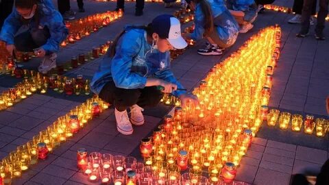 Свеча памяти в детском саду