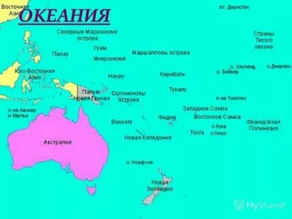 Меланезия страны