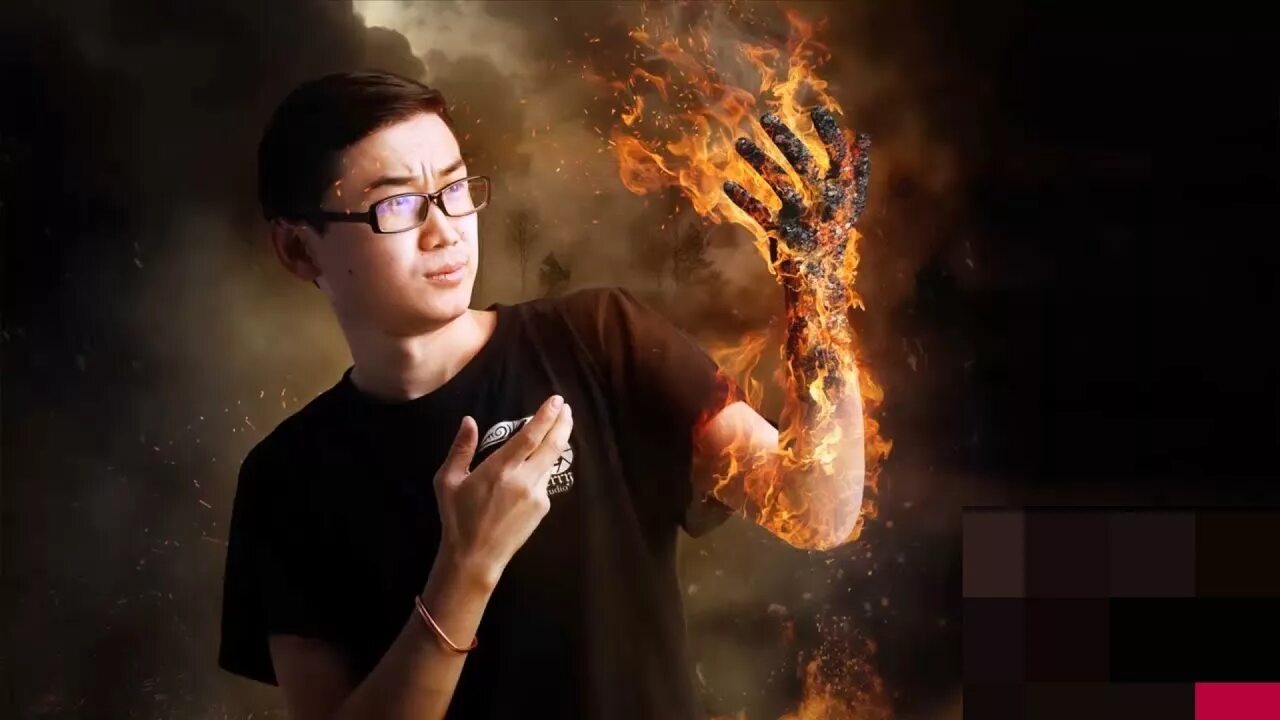 Горящие ладони