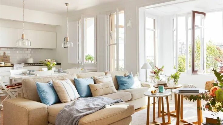 Decoración en blanco Apartment design, Apartment decor, House interior