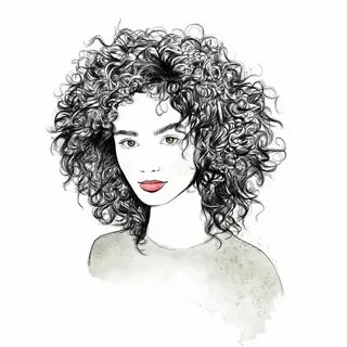 Как рисовать кудри