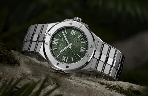 Green alpine watch