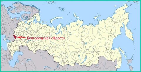 Где находится белгород и курск на карте