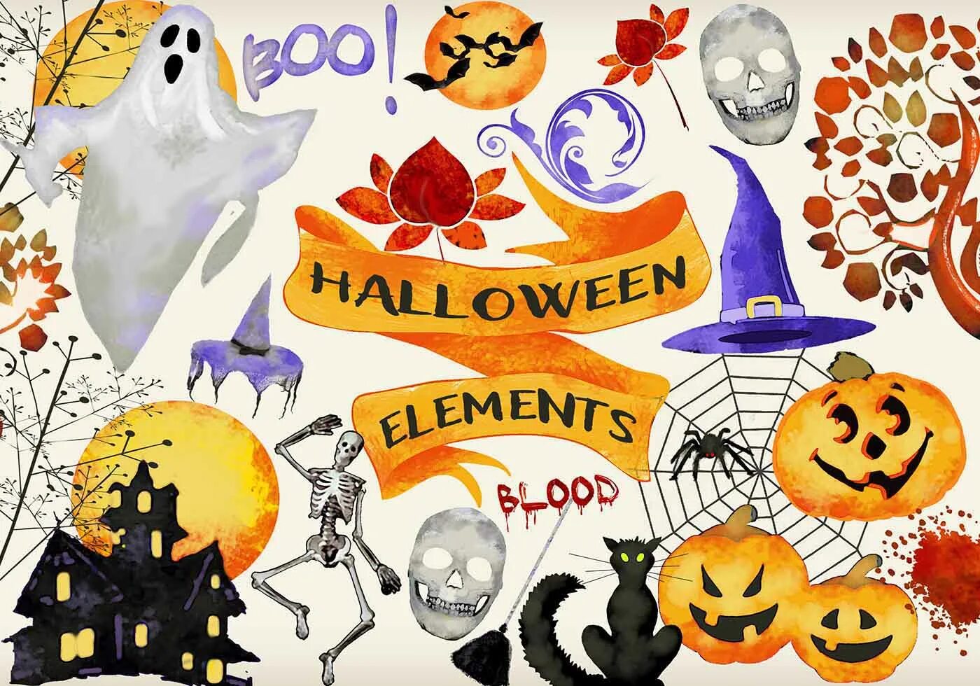 Рисунки на хэллоуин. Halloween elementary. Элементы хэллоуина. Halloween elementary. Хэллоуин psd.