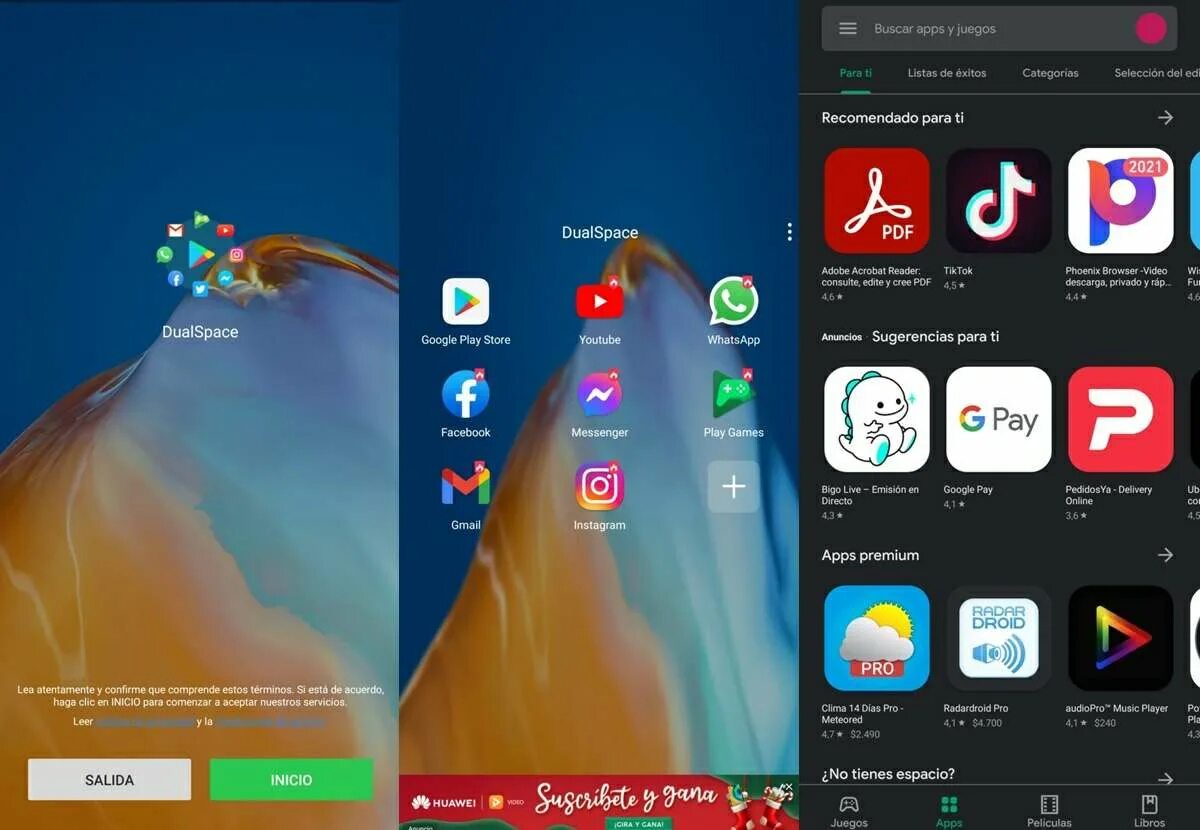 Gspace приложение. Gspace Huawei. Хуавей Google Play. Dual Space с гугл сервисами. Huawei без плей маркета