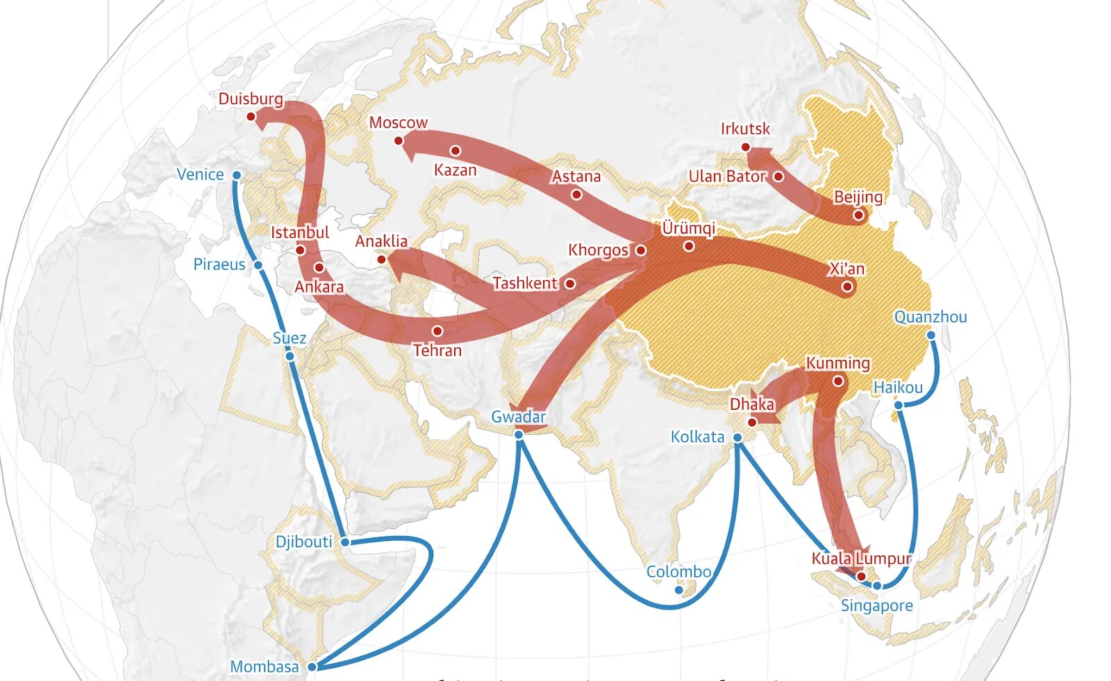 Пекин стамбул. One Belt one Road poster by Chinese.