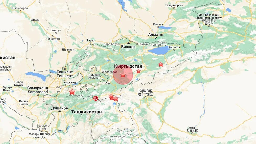 Землетрясение в Киргизии. Карта землетрясений Киргизии. Землетрясение в Кыргызстане в 1992. Землятресенияв Кыргызстане. Балл землетрясения алматы