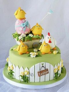 Торт с курами