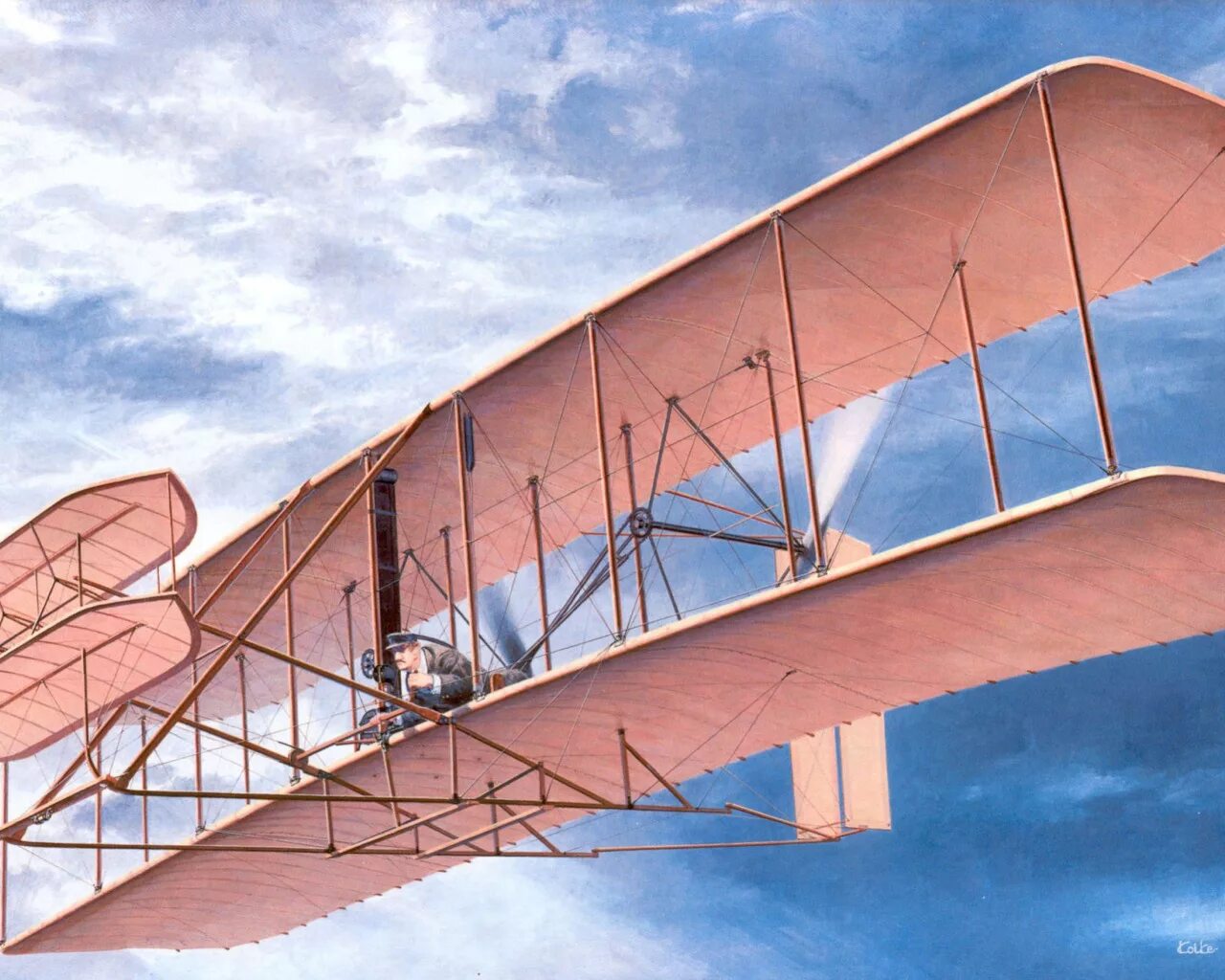 Первый самолет видео. Флайер братьев Райт. Самолет братьев Райт. Братья Райт первый самолет. Первый самолёт в мире флайер-1.