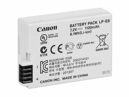 Canon battery pack lp