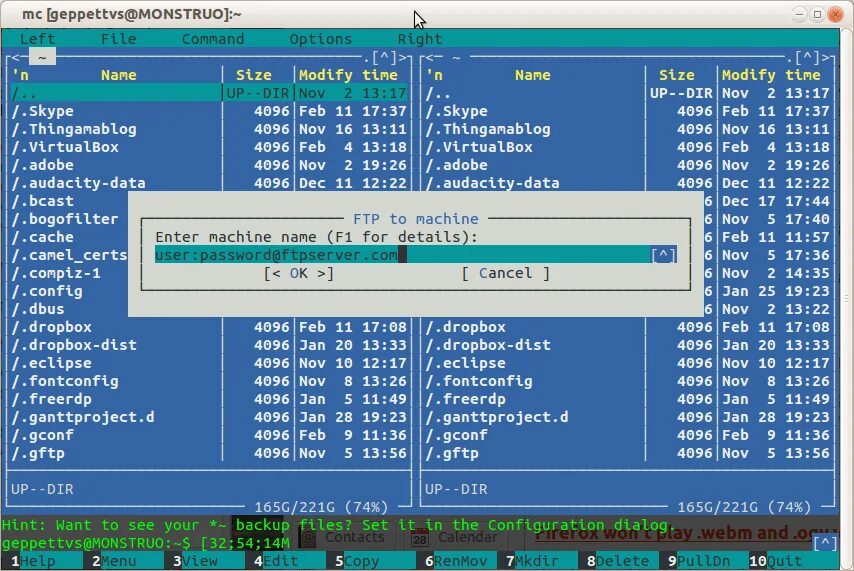 Fontconfig txt