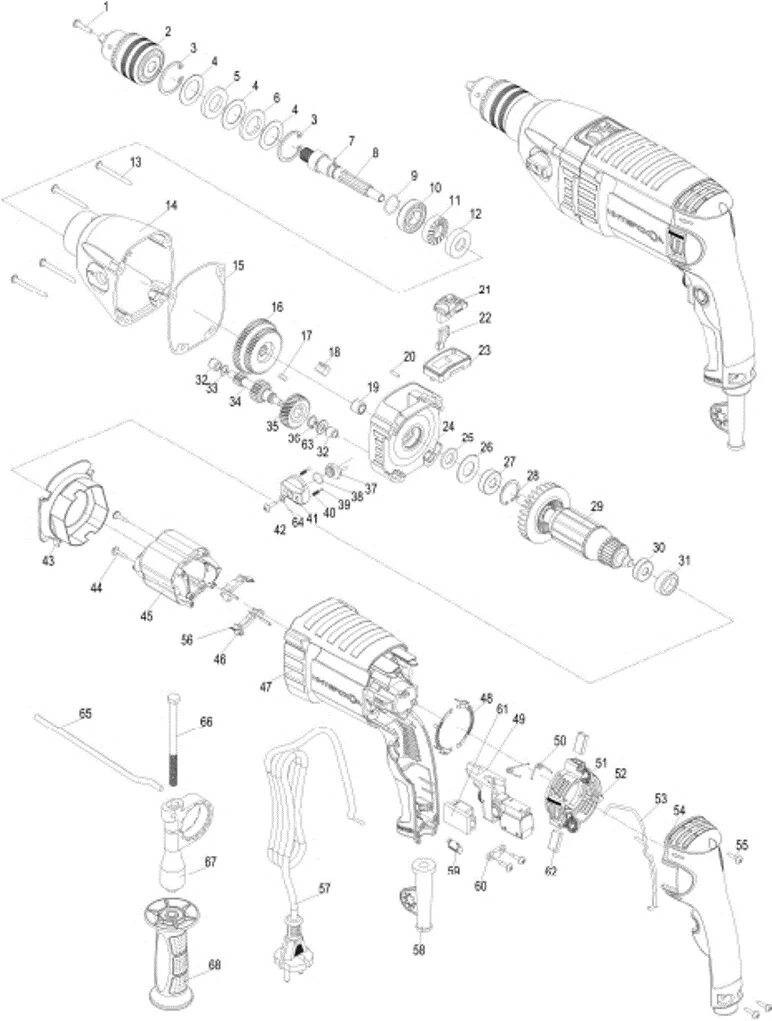 Дрель интерскол схема. Дрель интерскол ду-16/1050эр. интерскол перфоратор ду16. дрель интерскол ду-22/1200эрп схема. корпус дрели интерскол 1050.