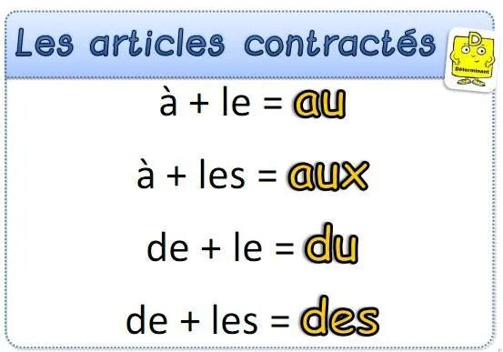 Слитные артикли. Aux de le du de. Слитный артикль с предлогом de. Частичные артикли во французском языке таблица. Aux de le du de.
