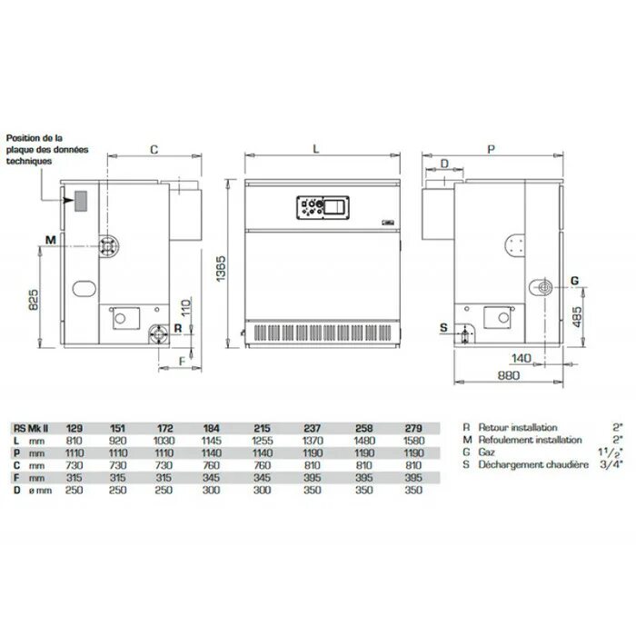 Sime rmg mk ii. Sime rs 279 mk ii. котел sime 150квт. sime rs 215 mk ii чертеж. sime котел газовый 151 квт.