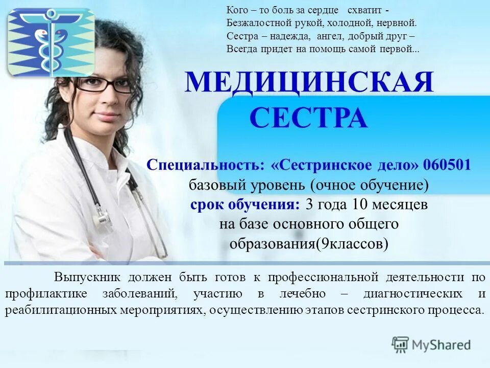 Конкурс средний медицинский специалист