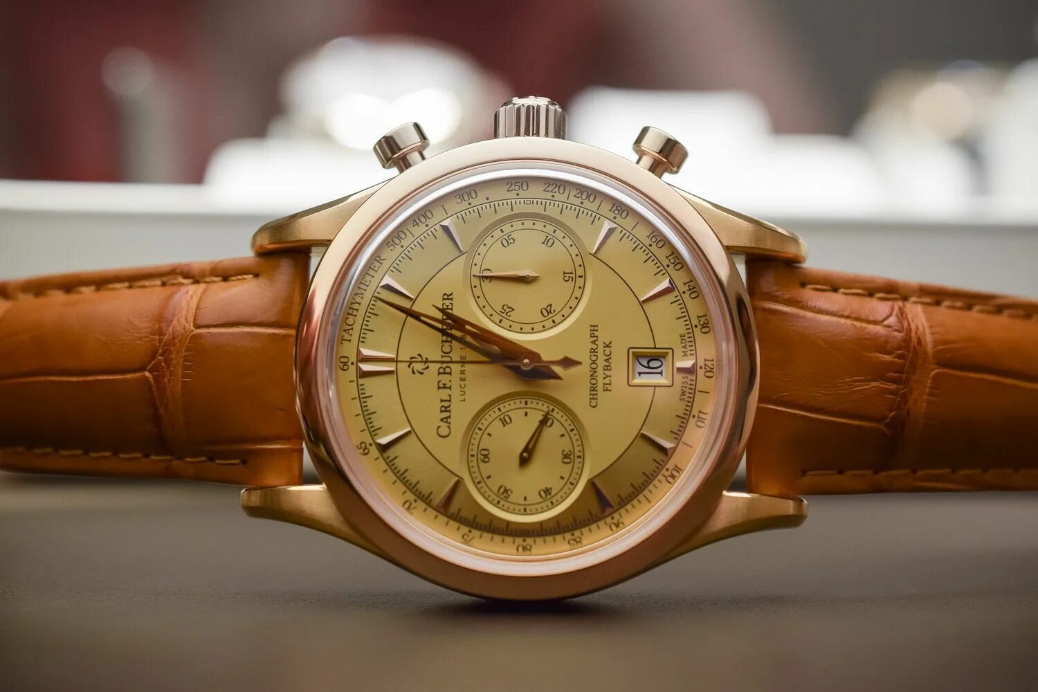 Мужские наручные часы Carl f. Bucherer. Часы Bucherer мужские золотые.