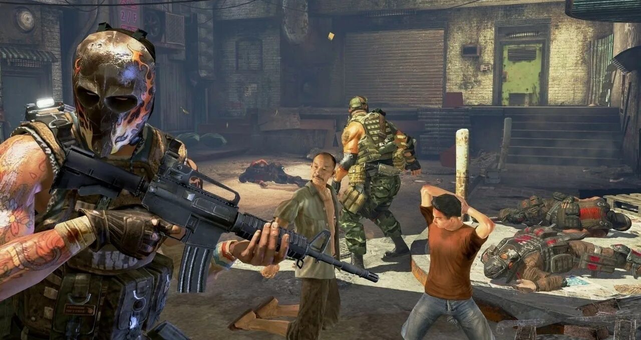 21 00 игра. Игра Army of two. Army of two: the 40th Day. Army of two the 40th Day маски. Army of two наемник.