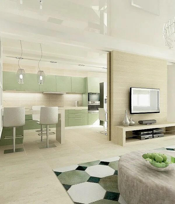 Дизайн проект квартиры мята Interior Design Studio Mint, interior design, Krasnodar, Tsentralniy City admini