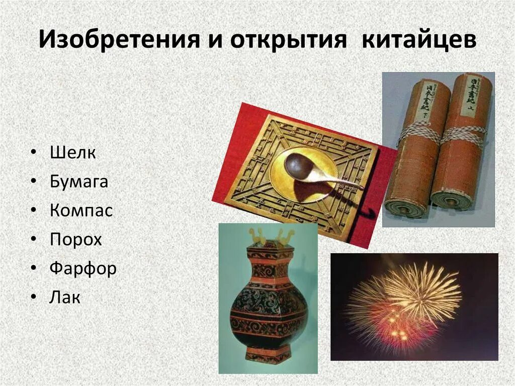 Информация о великих изобретениях китайцев составь список. Информация о великих изобретениях китайцев составь список