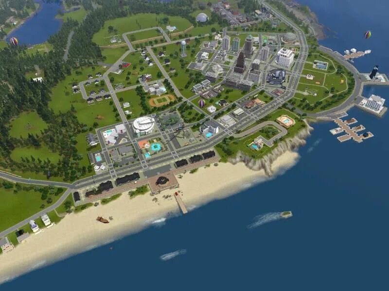 SIMS 3 города. Симс 3 Beach City. Симс 3 город Риверсайд. Симс 3 пляж.