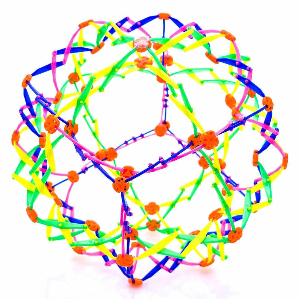 Китайская головоломка с шариками. Шар-трансформер (13-24 см). Шар-трансформер сфера хобермана. Шар-трансформер (13-24 см). Игрушка большой шар-трансформер (сфера хобермана).