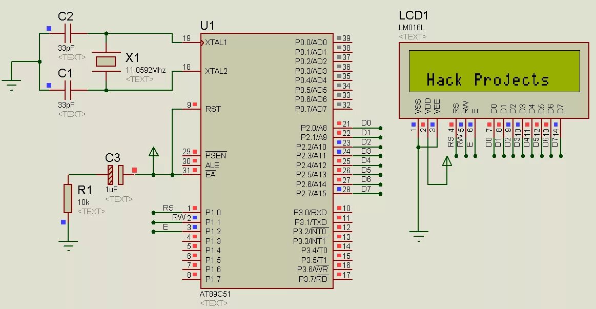 I2c LCD Proteus. Proteus lm016l 4-х проводной. At89c51 проекты Proteus. Эмулятор микроконтроллера Proteus.