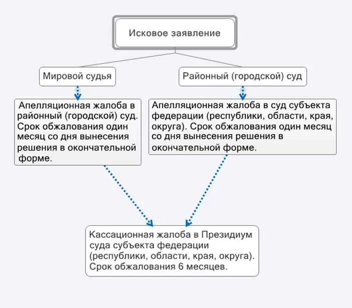 Схема обжалования определения мирового судьи. Порядок обжалования судебных актов инстанции схема. Схема обжалования решения районного суда по гражданскому делу. Сроки обжалования решения суда схема.