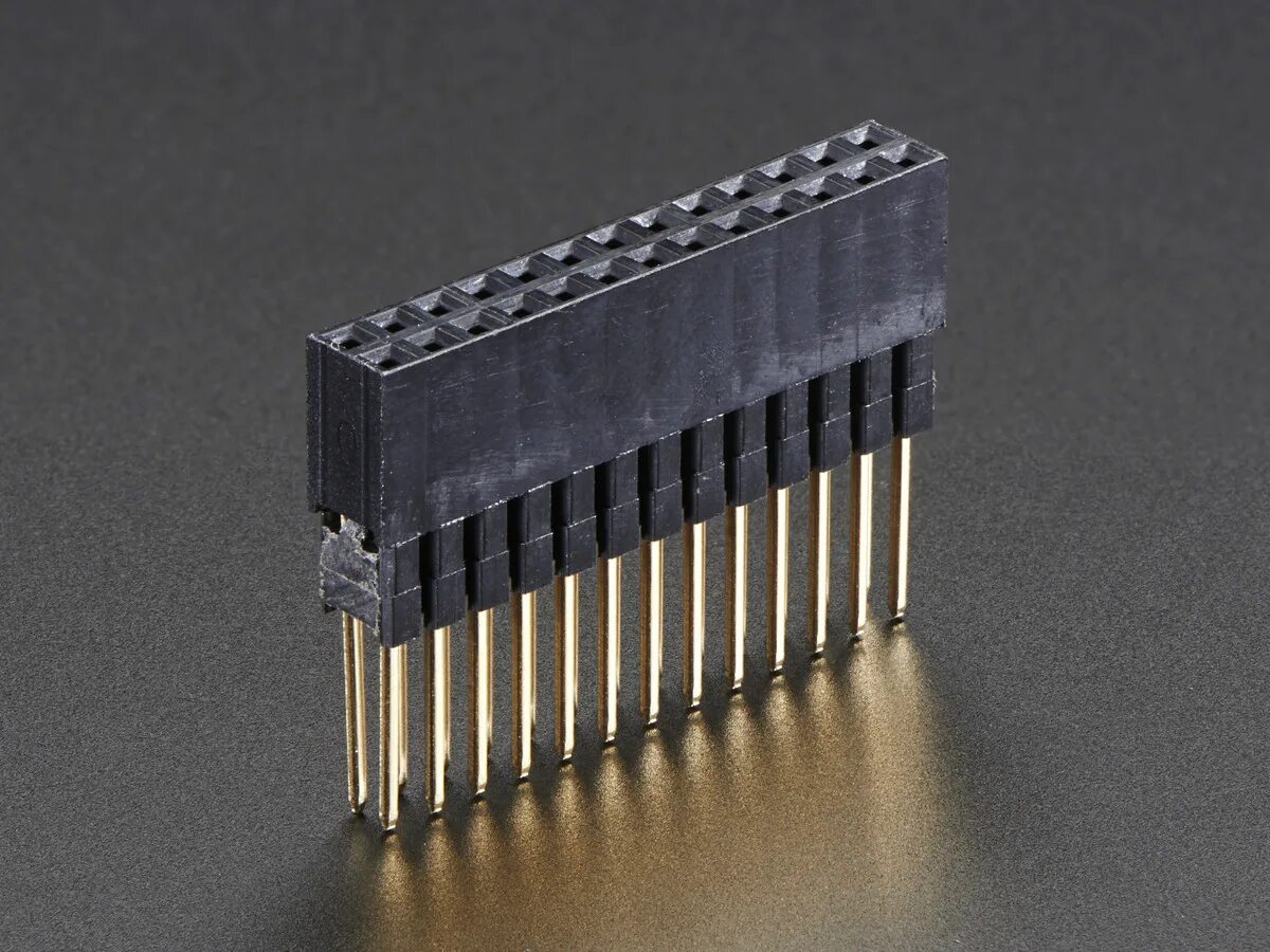 Pin header. Header на плату. 40-контактный разъем raspberry pi a+b+pi 2pi 3 extra tall header. stackable.