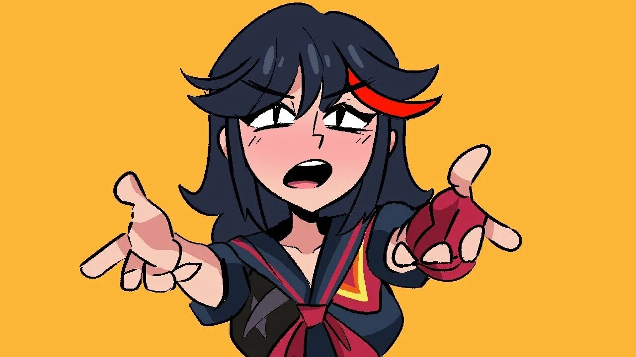 You are mine 1. Ryuko POGCHAMP. POGCHAMP Рюко. POGCHAMP Kill la Kill. My little POGCHAMP.