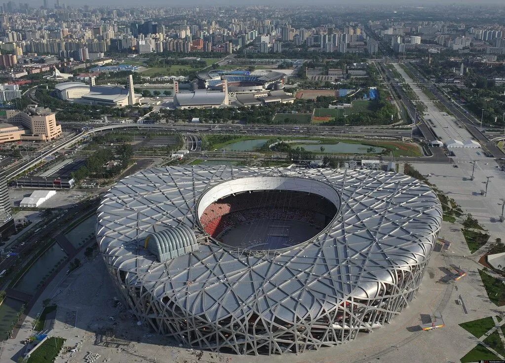 Beijing National Stadium (Пекин, Китай, 2008). Стадион гнездо в Пекине. Стадион Птичье гнездо в Пекине. Олимпийский стадион «Птичье гнездо».