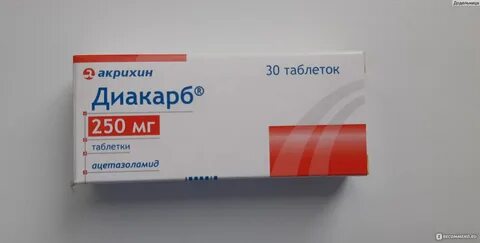 Диакарб после