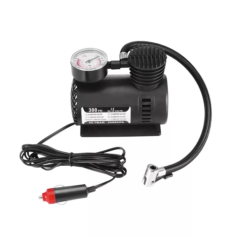 Компрессор для автомобиля. Tire Inflator компрессор 300 psi. Tire Inflator компрессор DC 12v 300 psi. Компрессор 300 psi 12v Air Compressor. Насос автомобильный 12v Air Compressor.