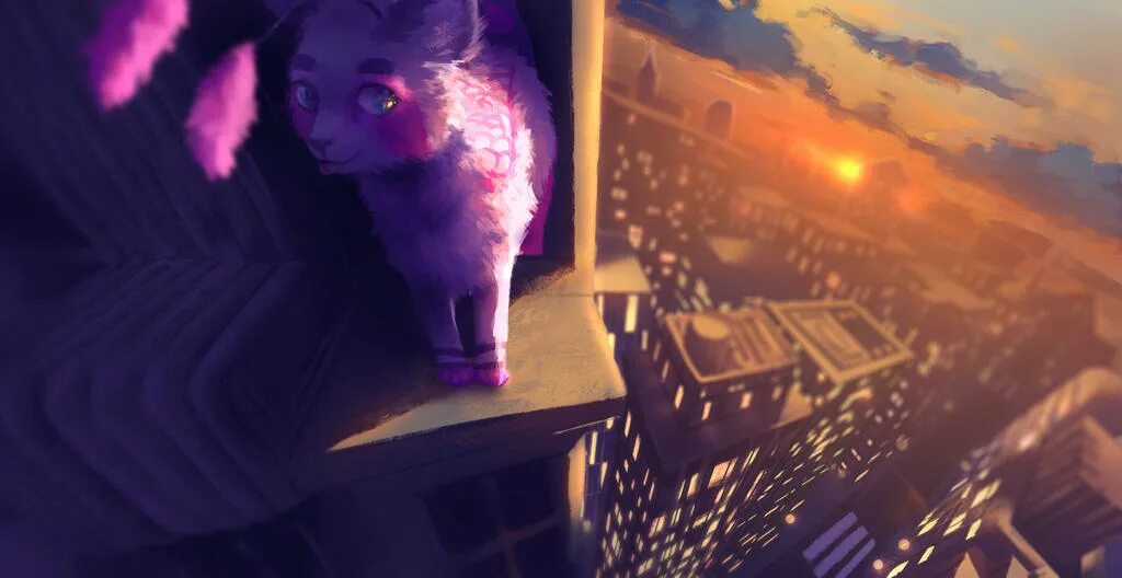 Фиолетовый кот. Сиреневый кот арт. Витрина иллюстраций котёнок фиолетовый. Фиолетовый кот Minecraft. Поппи плей кот фиолетовый