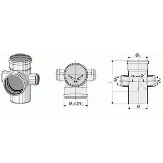 Крестовина 110 размеры